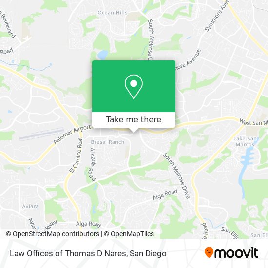 Law Offices of Thomas D Nares map