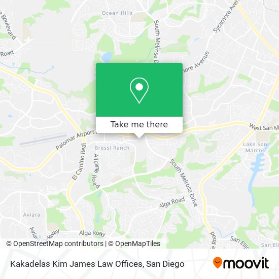 Kakadelas Kim James Law Offices map