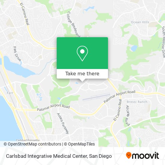 Mapa de Carlsbad Integrative Medical Center