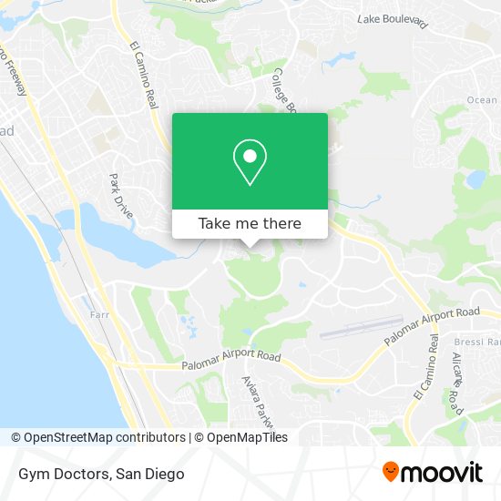 Gym Doctors map