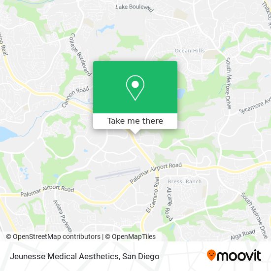 Mapa de Jeunesse Medical Aesthetics