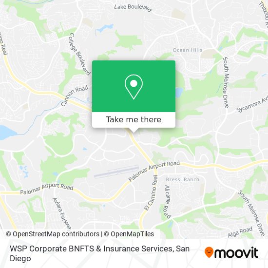 Mapa de WSP Corporate BNFTS & Insurance Services