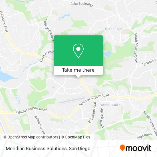 Meridian Business Solutions map