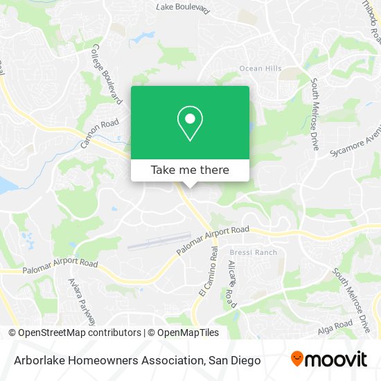 Mapa de Arborlake Homeowners Association