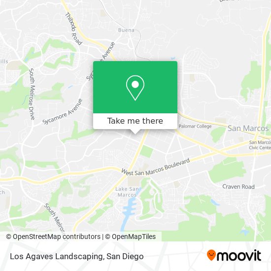 Mapa de Los Agaves Landscaping