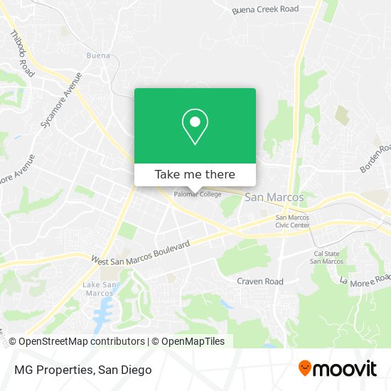 MG Properties map