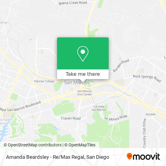 Mapa de Amanda Beardsley - Re / Max Regal