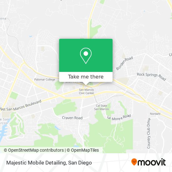 Mapa de Majestic Mobile Detailing