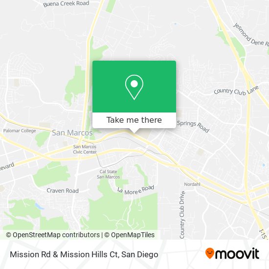 Mission Rd & Mission Hills Ct map