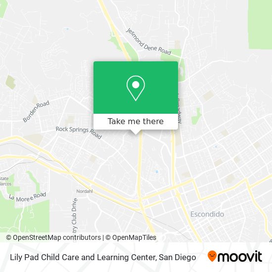 Mapa de Lily Pad Child Care and Learning Center