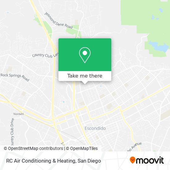 RC Air Conditioning & Heating map