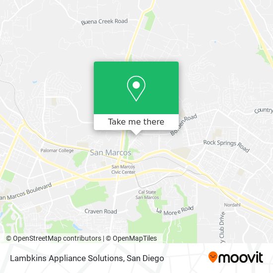 Lambkins Appliance Solutions map