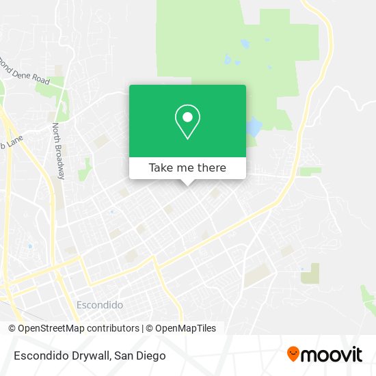 Escondido Drywall map