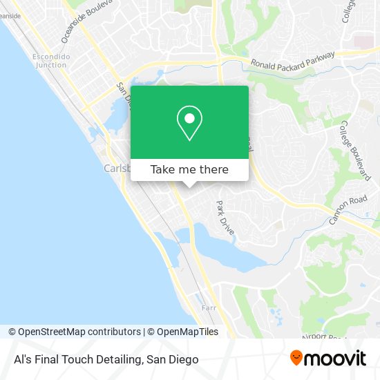 Al's Final Touch Detailing map