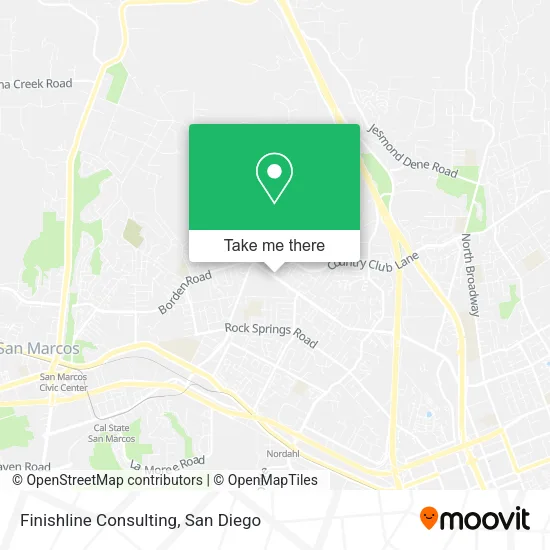 Mapa de Finishline Consulting