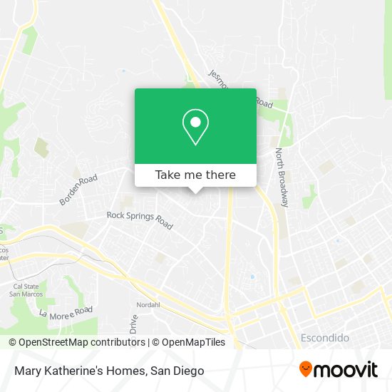 Mary Katherine's Homes map