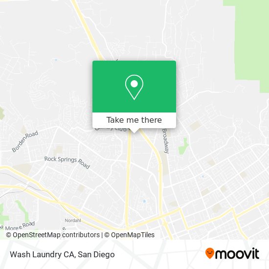 Wash Laundry CA map