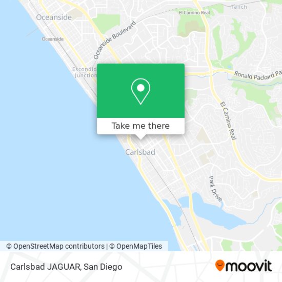 Carlsbad JAGUAR map