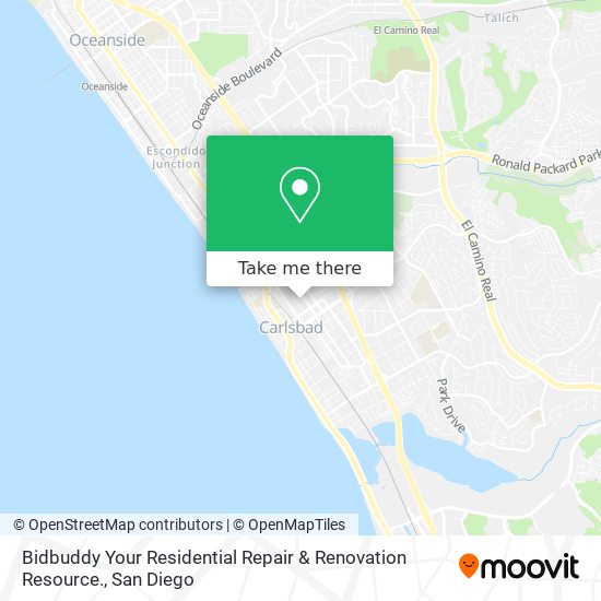 Bidbuddy Your Residential Repair & Renovation Resource. map