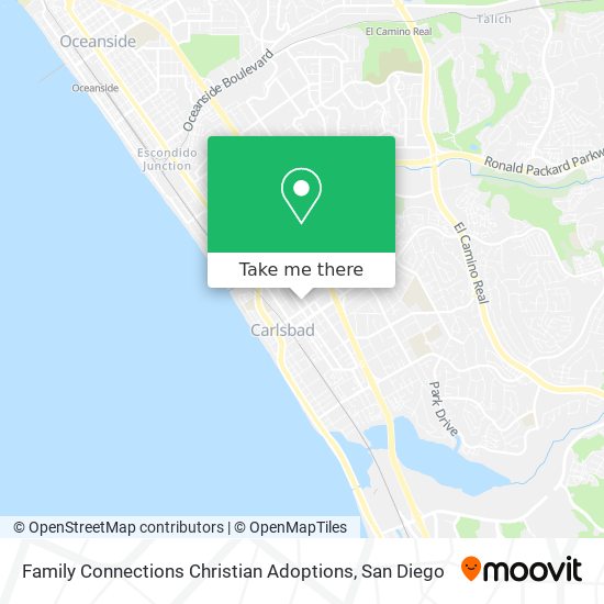 Mapa de Family Connections Christian Adoptions