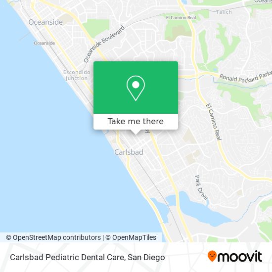 Mapa de Carlsbad Pediatric Dental Care