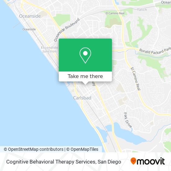 Cognitive Behavioral Therapy Services map