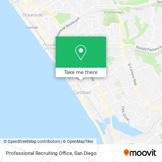 Professional Recruiting Office map