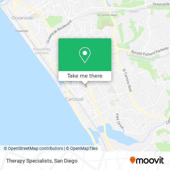 Therapy Specialists map