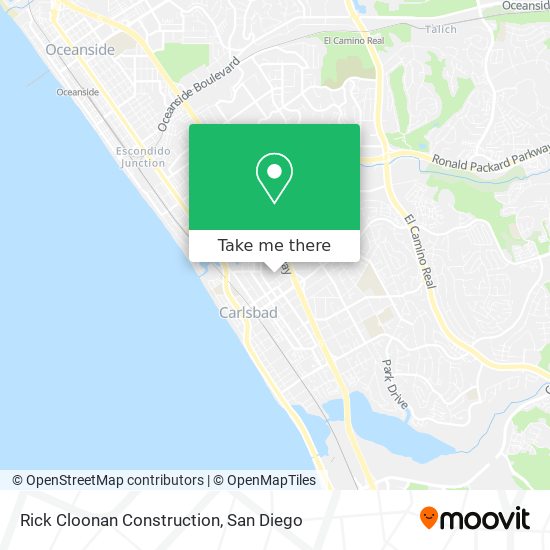 Rick Cloonan Construction map