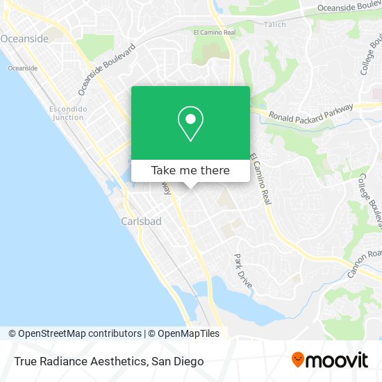 True Radiance Aesthetics map