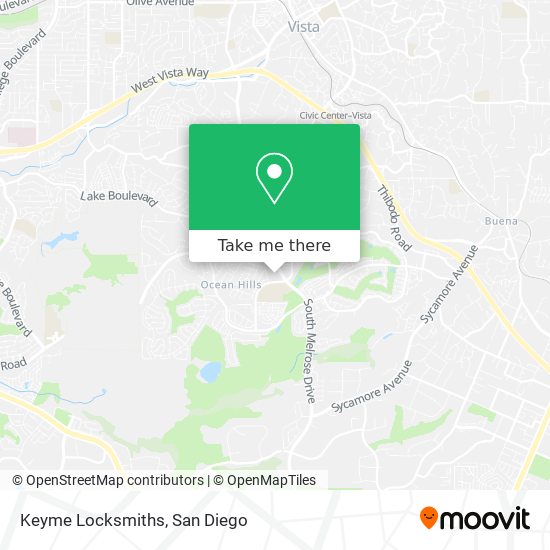 Keyme Locksmiths map