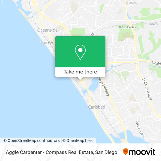 Mapa de Aggie Carpenter - Compass Real Estate