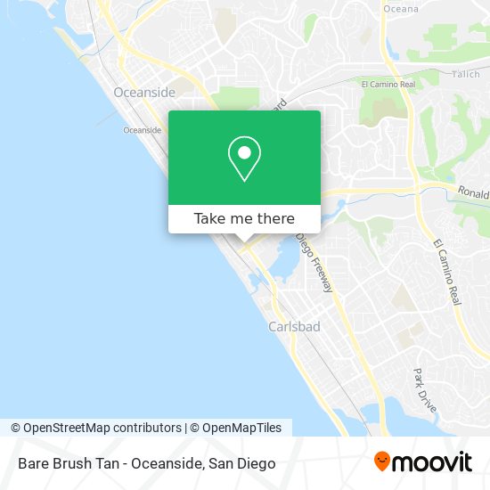 Mapa de Bare Brush Tan - Oceanside