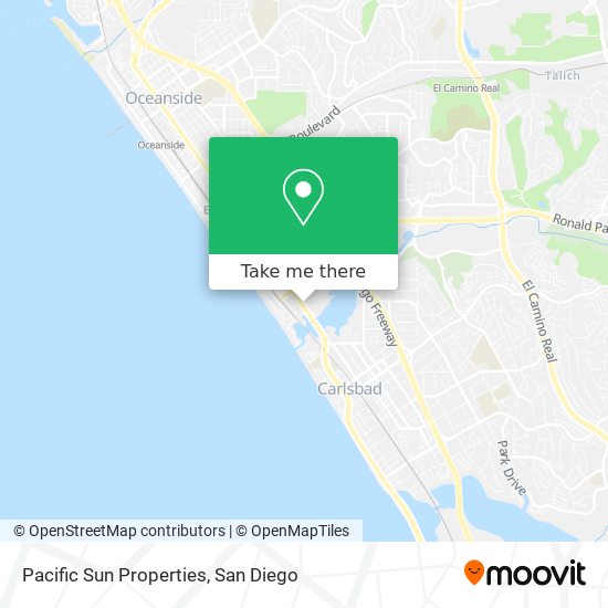 Pacific Sun Properties map