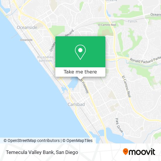 Mapa de Temecula Valley Bank