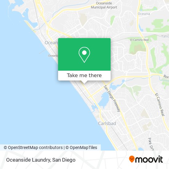 Oceanside Laundry map