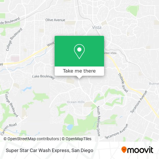 Super Star Car Wash Express map