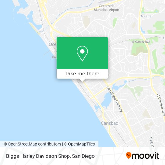 Biggs Harley Davidson Shop map