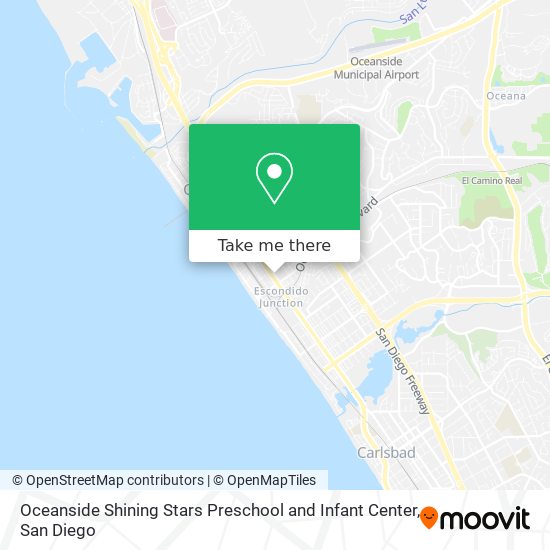 Oceanside Shining Stars Preschool and Infant Center map