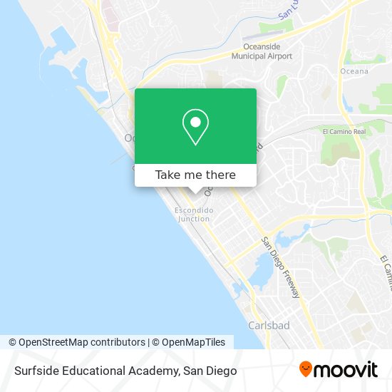 Surfside Educational Academy map