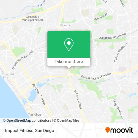 Mapa de Impact Fitness