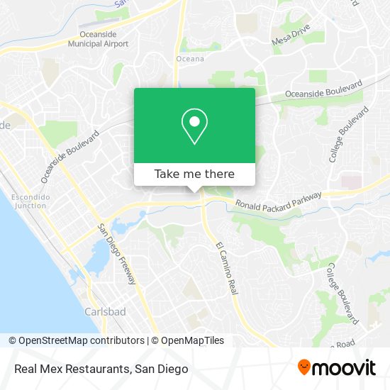 Real Mex Restaurants map