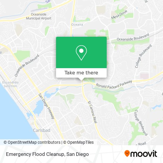 Mapa de Emergency Flood Cleanup