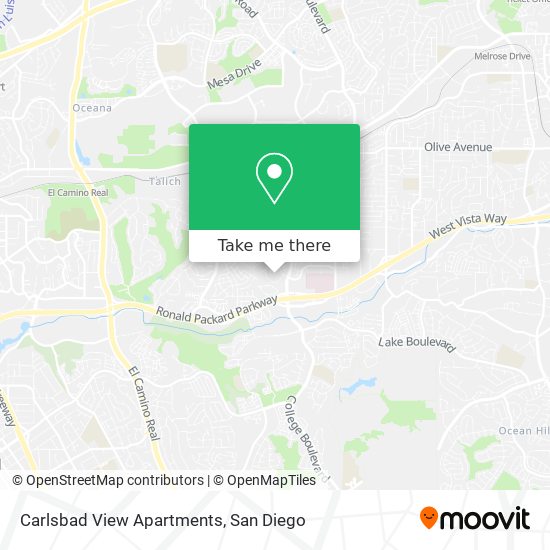 Carlsbad View Apartments map