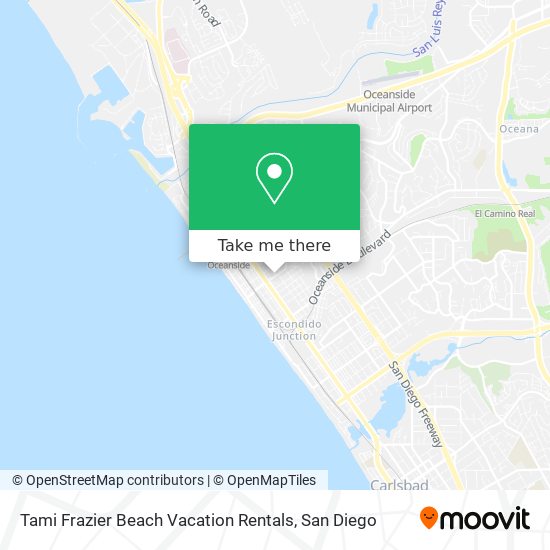 Mapa de Tami Frazier Beach Vacation Rentals