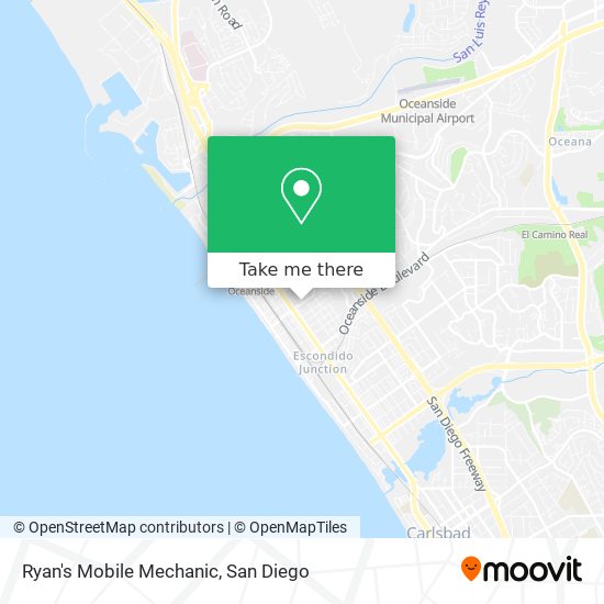 Mapa de Ryan's Mobile Mechanic
