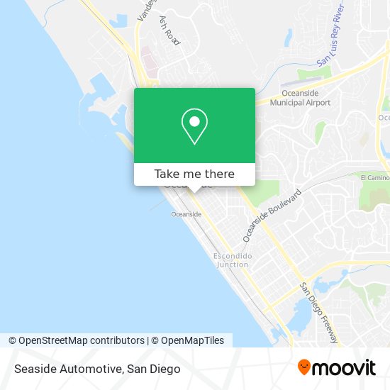 Seaside Automotive map