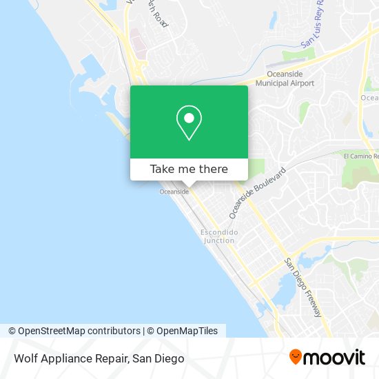 Mapa de Wolf Appliance Repair