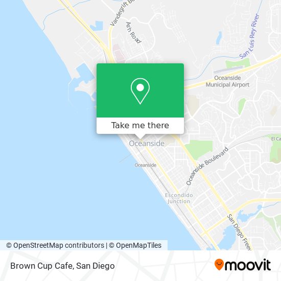 Brown Cup Cafe map
