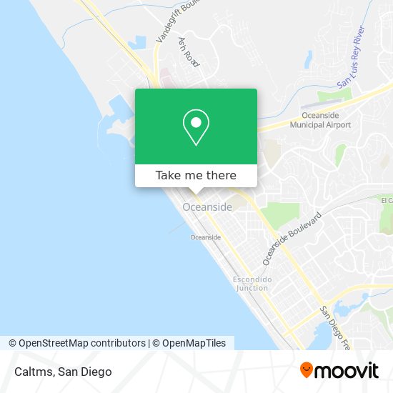 Caltms map